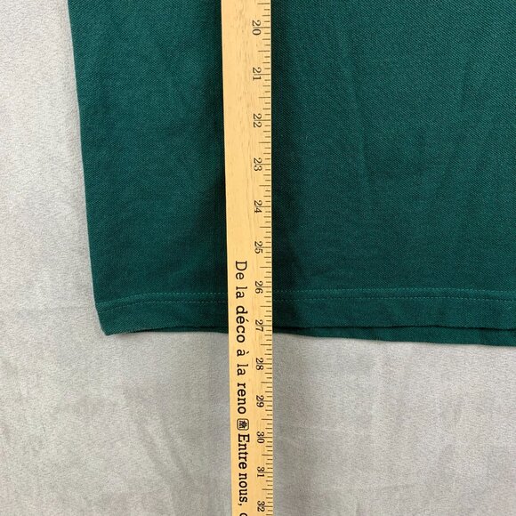 Lacoste Mens Shirt XL (Fits Large) Green Pique Polo Short Sleeve Tennis Prep - Picture 6 of 8